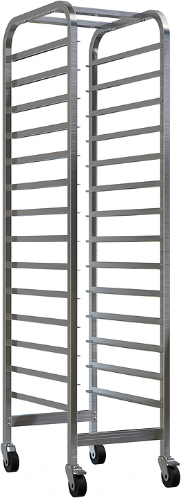 Тележка-шпилька для гастроемкостей Restoinox ТШРГ-14 GN 1/1 (530х325) — тележки-шпильки, ориентир от 21 242 ₽