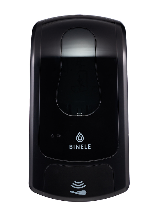 Диспенсер для спрей-жидкости BINELE iSpray DS20RB наливной сенсорный, черный — диспенсеры для жидкого мыла, ориентир от 8…
