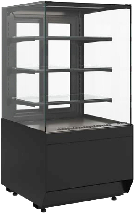 Витрина кондитерская Carboma KC70 VM 0,6-1 Light версия 2.0 (Techno 9005) — витрины кондитерские, ориентир от 100 300 ₽