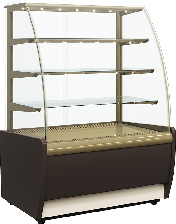Витрина кондитерская Carboma K70 VM 0,9-1 Light (ВХСв - 0,9д) — витрины кондитерские, ориентир от 104 125 ₽