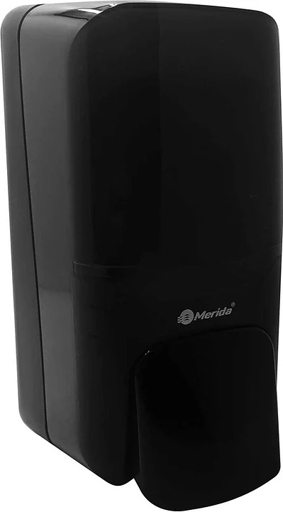 Дозатор жидкого мыла Merida HARMONY BLACK MINI DHC102 0,5 л (АБС пластик) черный — диспенсеры для жидкого мыла, ориентир от…