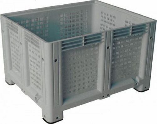 Контейнер ТАРА.РУ D-Box 1210 S (580) 1200х1000х580 мм (сплошной на ножках) со сливной пробкой 2" — контейнеры…