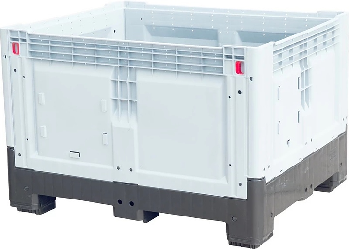 Контейнер ТАРА.РУ DPF-Box 1208S-F(4) 950 1200х800х950 мм (сплошной на ножках) разборный — контейнеры крупногабаритные…