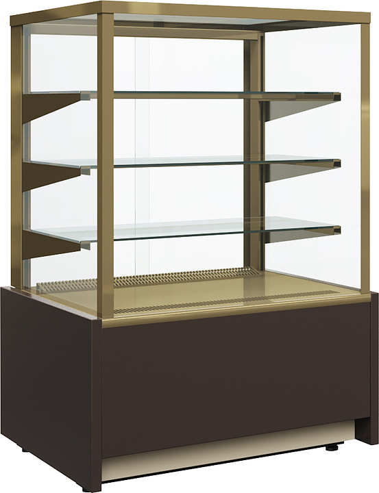 Витрина кондитерская Carboma KC70 VM 1,3-1 Light (0102-0109, шоколад / золото) — витрины кондитерские, ориентир от 112 115 ₽
